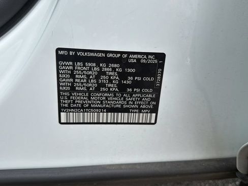 Certified 2026 Volkswagen Atlas SE AWD/4WD image 27