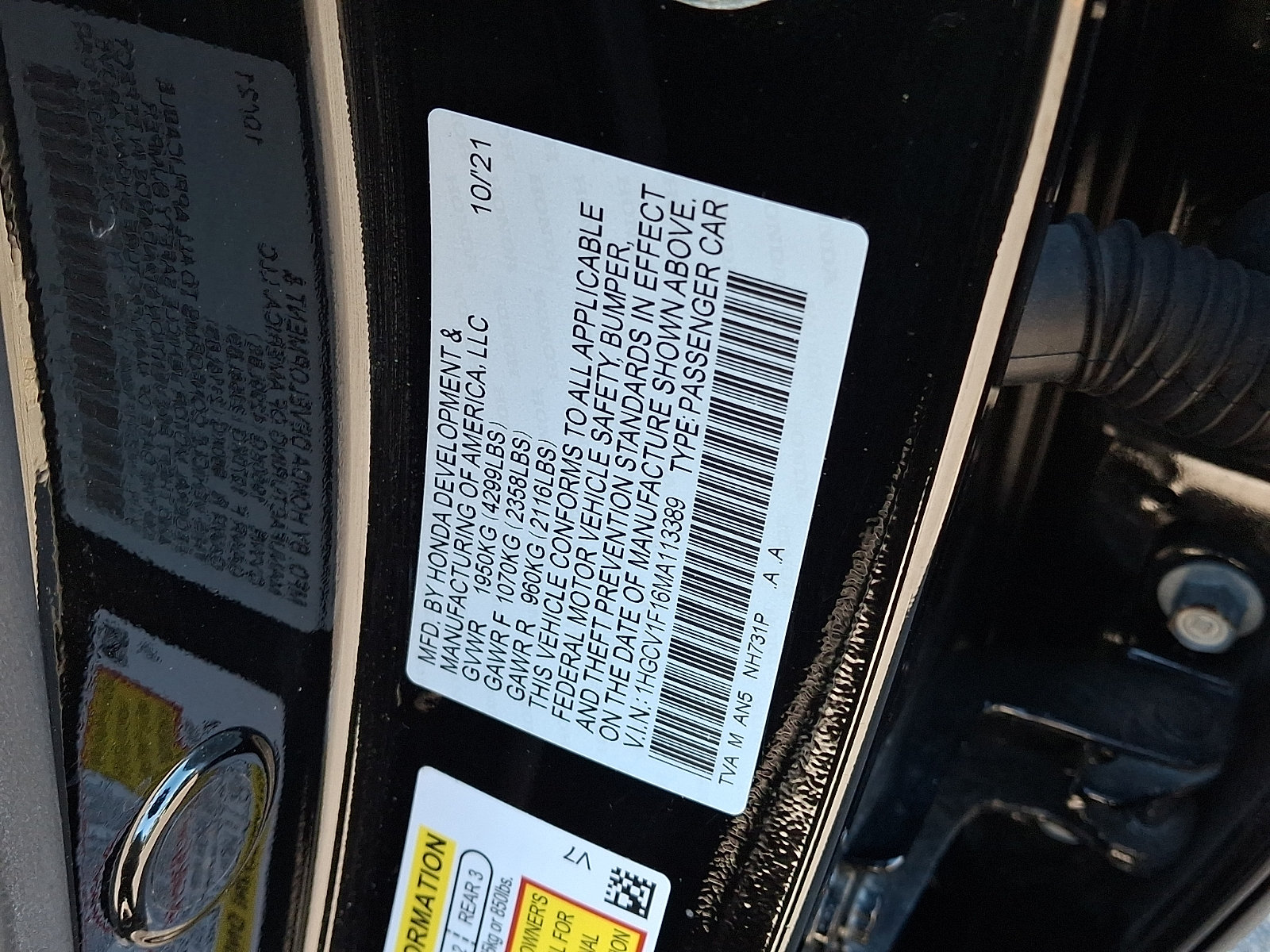 Used 2021 Honda Accord LX image 26