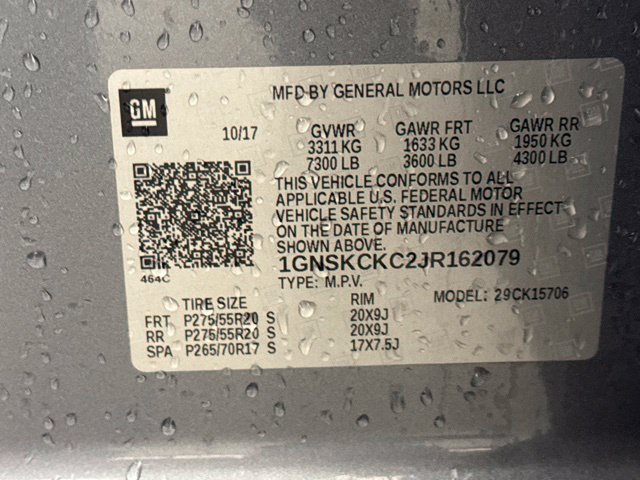 Used 2018 Chevrolet Tahoe Premier AWD/4WD image 17