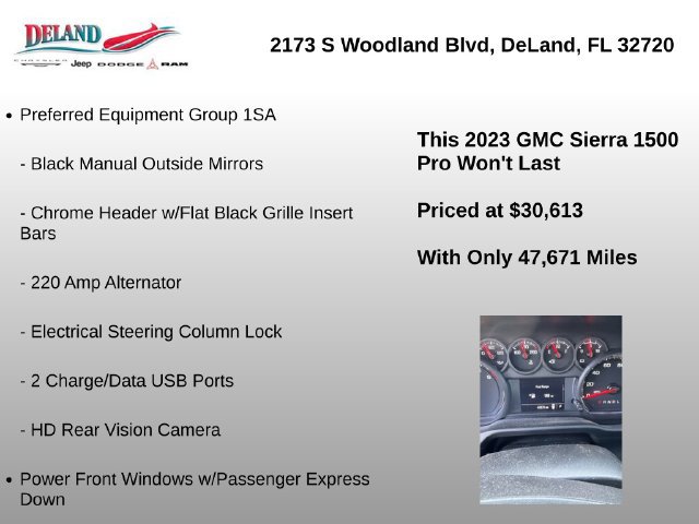 Used 2023 GMC Sierra 1500 Pro RWD image 17