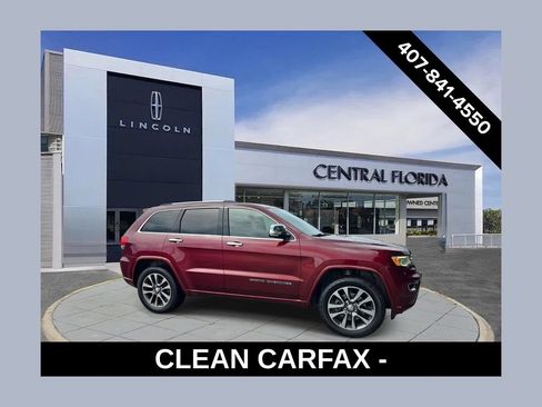 Used 2018 Jeep Grand Cherokee Overland AWD/4WD image 1