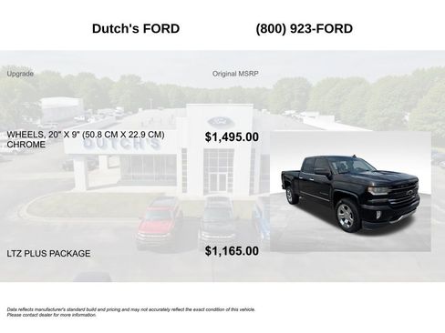 Used 2016 Chevrolet Silverado 1500 LTZ Z71 w/ LTZ Plus Package AWD/4WD image 5