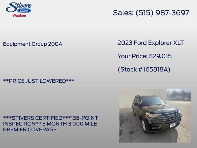 Used 2023 Ford Explorer XLT AWD/4WD image 8