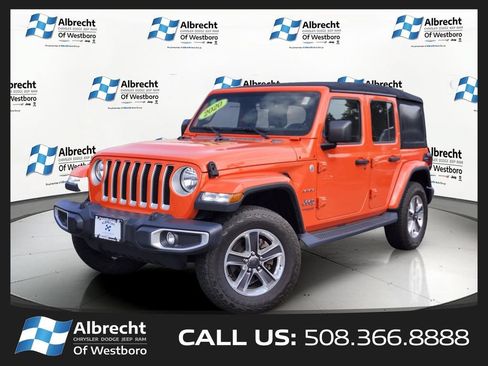 Used 2020 Jeep Wrangler Unlimited Sahara AWD/4WD image 1