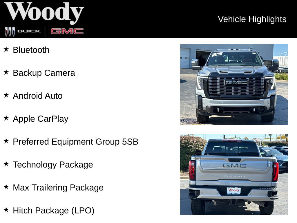 Certified 2025 GMC Sierra 2500 Denali Ultimate w/ Max Trailering Package AWD/4WD image 3