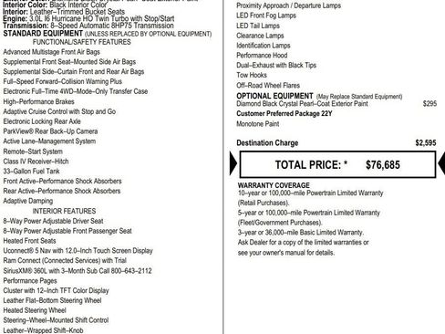 New 2026 RAM 1500 RHO AWD/4WD image 2