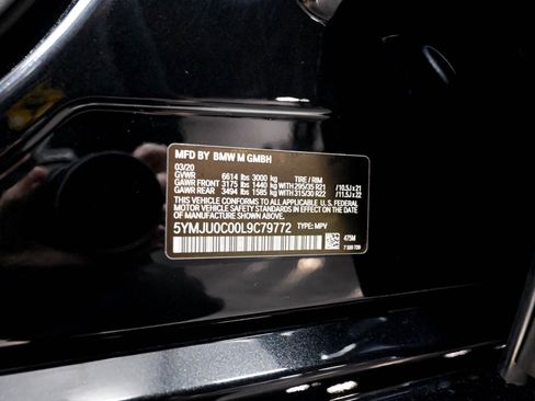 Used 2020 BMW X5 M Competition w/ Executive Package AWD/4WD image 84