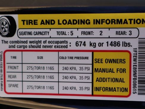 Used 2022 Ford F150 Tremor w/ Equipment Group 402A High image 63