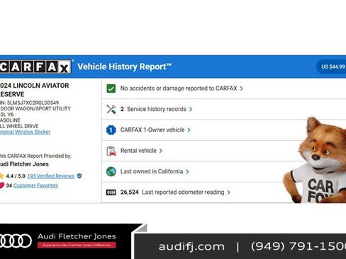 Used 2024 Lincoln Aviator Reserve image 2