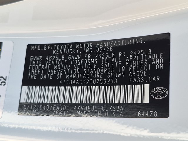Used 2026 Toyota Camry SE w/ Convenience Package FWD image 24