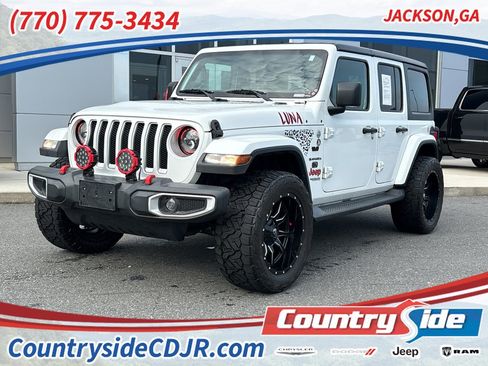 Used 2020 Jeep Wrangler Unlimited Sahara AWD/4WD image 1