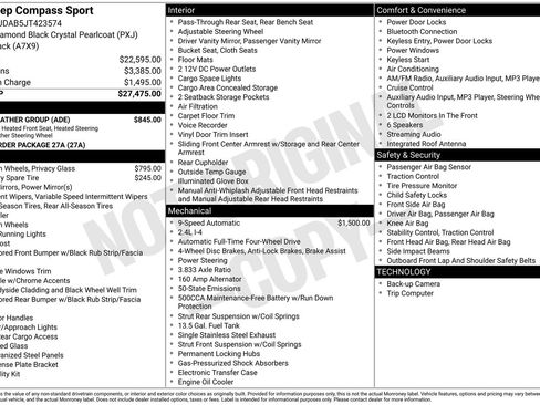 Used 2018 Jeep Compass Sport w/ Cold Weather Group image 4