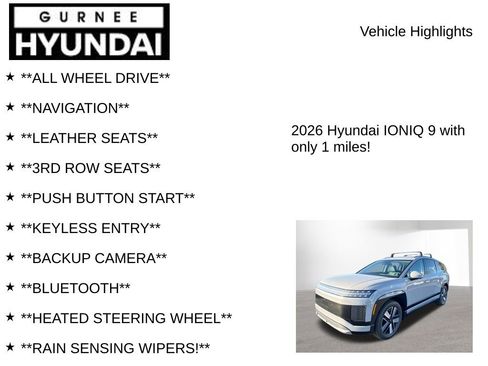 New 2026 Hyundai Ioniq 9 SEL image 8