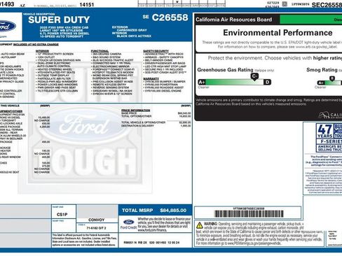 Used 2025 Ford F350 Lariat w/ Black Appearance Package AWD/4WD image 3
