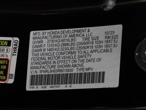 Used 2024 Honda Odyssey EX-L image 24