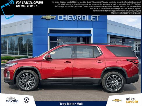 Certified 2023 Chevrolet Traverse RS w/ LPO, Floor Liner Package AWD/4WD image 2