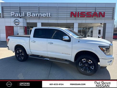 Certified 2021 Nissan Titan Platinum Reserve w/ Moonroof Package image 1