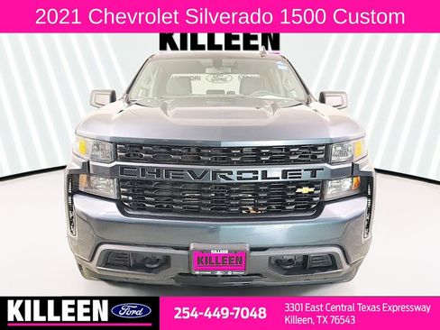 Used 2021 Chevrolet Silverado 1500 Custom w/ LPO, Dark Essentials Package image 2