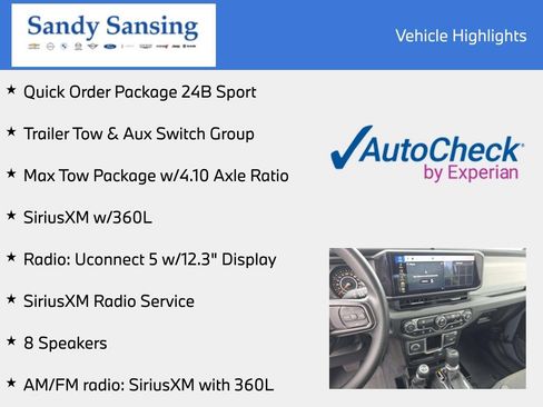 Used 2024 Jeep Gladiator Sport AWD/4WD image 7