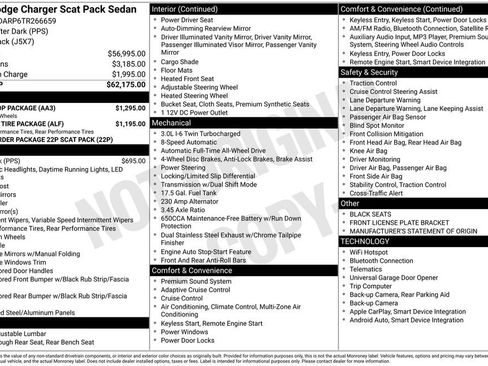 New 2026 Dodge Charger Scat Pack w/ Blacktop Package AWD/4WD image 2