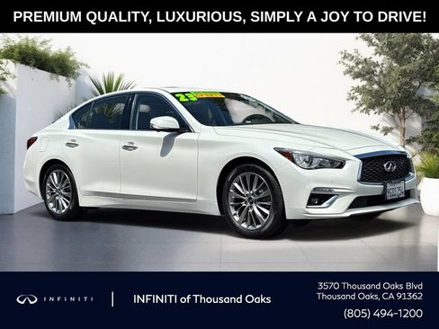 Used 2023 INFINITI Q50 Luxe RWD image 1