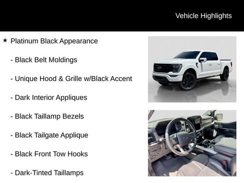 Certified 2022 Ford F150 Platinum w/ Equipment Group 701A High AWD/4WD image 11