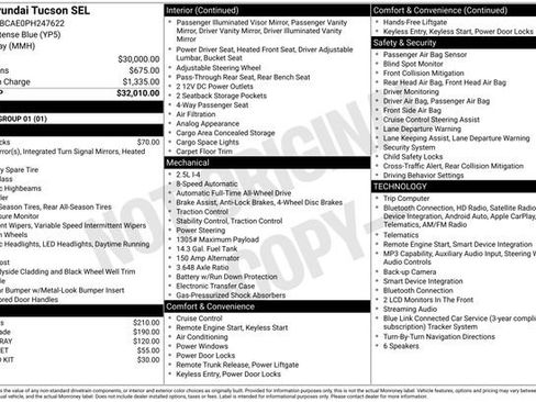 Certified 2023 Hyundai Tucson SEL AWD/4WD image 42