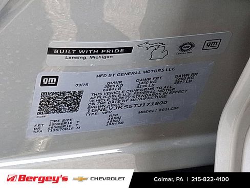 New 2026 Chevrolet Traverse Z71 w/ Enhanced Driving Package image 20