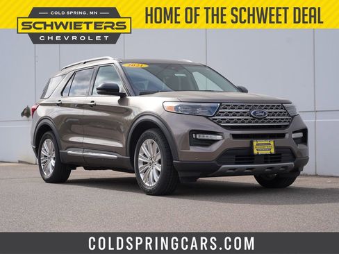 Used 2021 Ford Explorer Limited w/ Equipment Group 301A AWD/4WD image 1