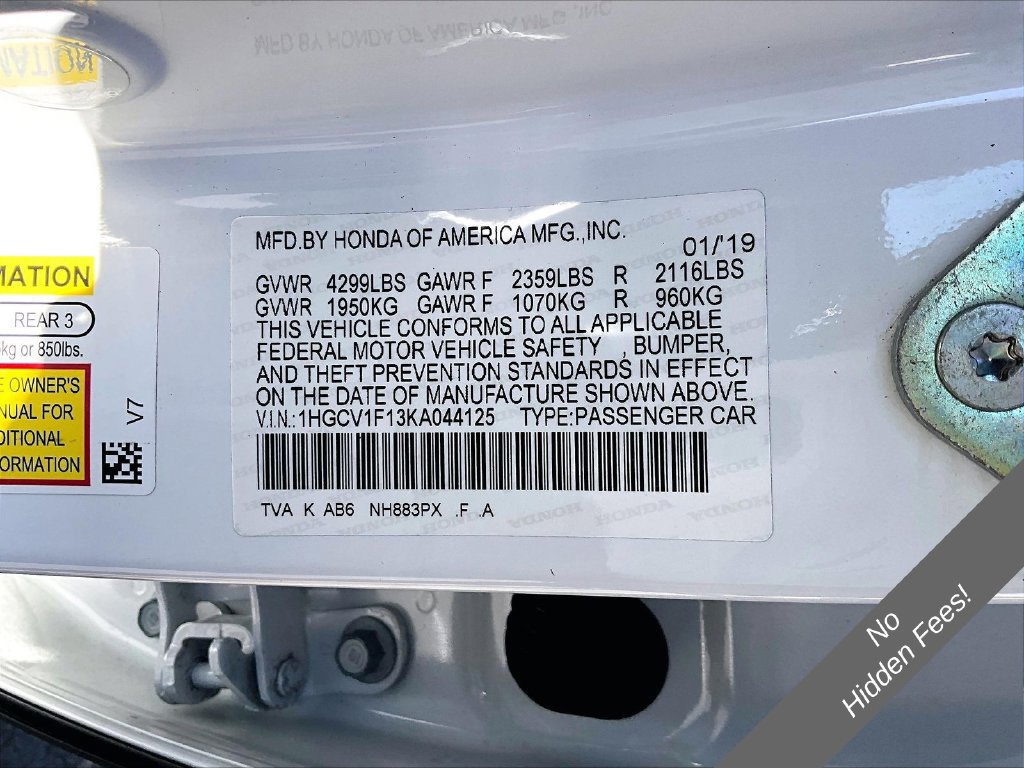 Used 2019 Honda Accord LX image 26