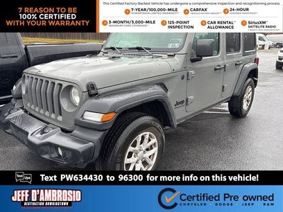 Certified 2023 Jeep Wrangler Sport S