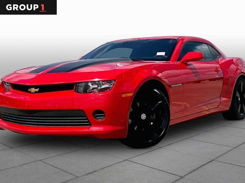 Used 2015 Chevrolet Camaro LS w/ Black Rally Stripe Package RWD image 1