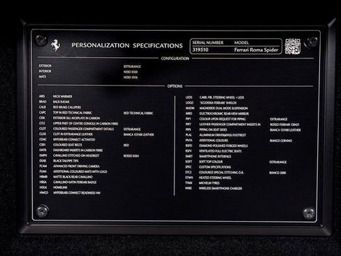 Certified 2025 Ferrari Roma Spider RWD image 63