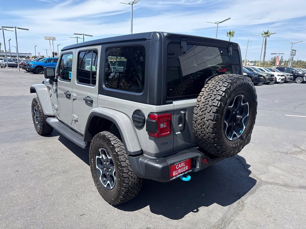 Used 2023 Jeep Wrangler Unlimited Rubicon 4xe w/ Steel Bumper Group AWD/4WD image 6