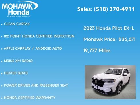 Used 2023 Honda Pilot EX-L image 16