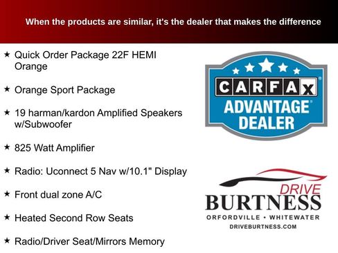 Used 2023 Dodge Durango R/T w/ Hemi Orange Plus Package AWD/4WD image 8