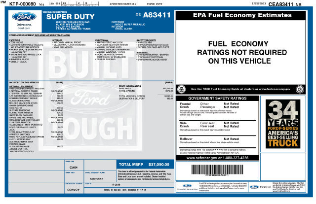 Used 2012 Ford F350 XL w/ PWR Equipment Group AWD/4WD image 30