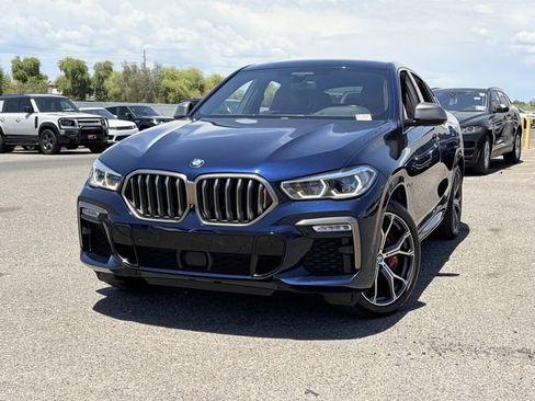 Used 2021 BMW X6 M50i w/ Executive Package AWD/4WD image 3