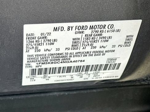 Used 2022 Ford Explorer ST w/ ST High-Performance Pack AWD/4WD image 31