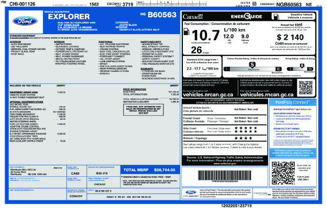 Used 2022 Ford Explorer XLT w/ XLT Sport Appearance Package AWD/4WD image 35