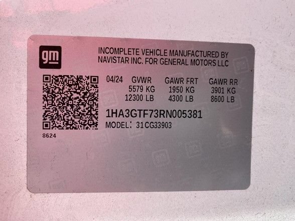 Used 2024 Chevrolet Express 3500 w/ Power Convenience Package RWD image 43