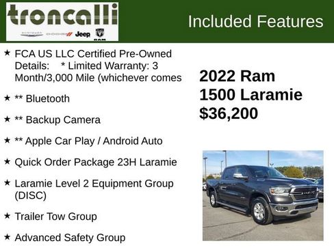 Certified 2022 RAM 1500 Laramie image 5