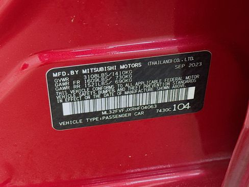 Used 2024 Mitsubishi Mirage G4 SE FWD image 40