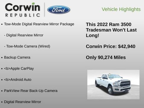 Used 2022 RAM 3500 Tradesman image 6