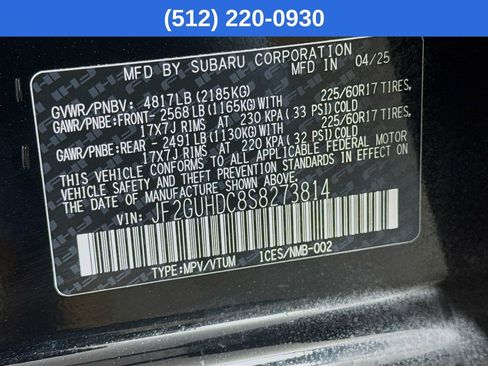 Used 2025 Subaru Crosstrek 2.0i Premium image 41