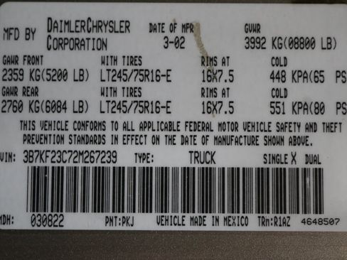 Used 2002 Dodge Ram 2500 Truck 4x4 Quad Cab image 95