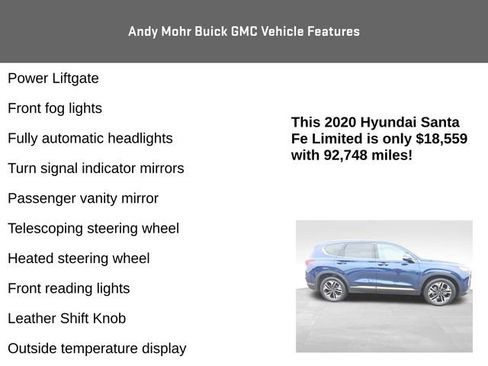 Used 2020 Hyundai Santa Fe Limited AWD/4WD image 12
