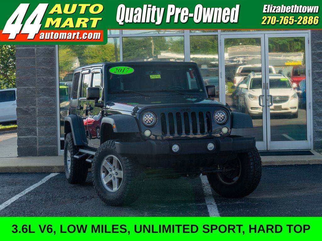 Used 2017 Jeep Wrangler Unlimited Sport w/ Quick Order Package 24S AWD/4WD image 1