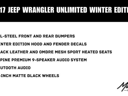 Used 2017 Jeep Wrangler Unlimited Sahara AWD/4WD image 2
