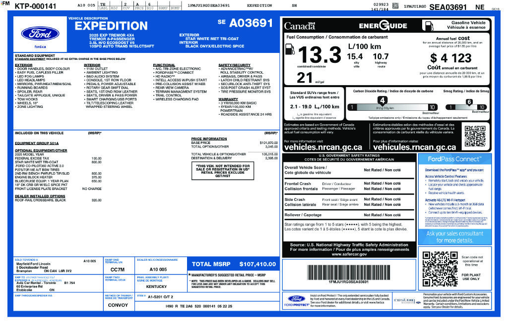 Used 2025 Ford Expedition Tremor AWD/4WD image 40
